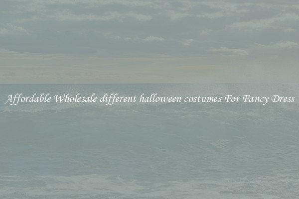 Affordable Wholesale different halloween costumes For Fancy Dress