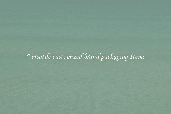 Versatile customized brand packaging Items