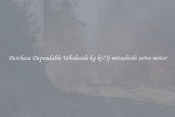 Purchase Dependable Wholesale hg kr73j mitsubishi servo motor